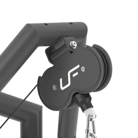 Poulie Haute et Basse avec colonne de poids guidée 90 kg - vue 3