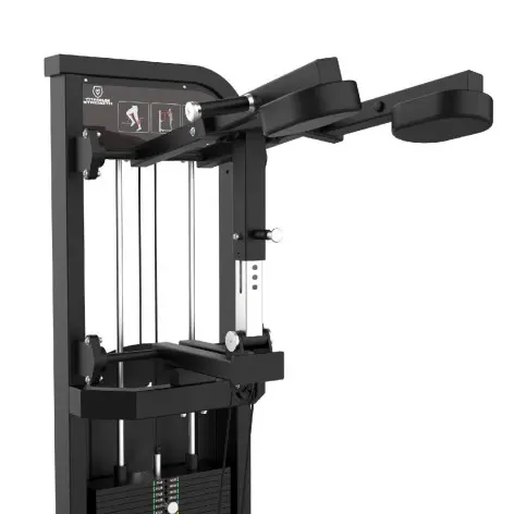 calf raise machine à charge guidée avec deux hauteurs de travail - vue 5