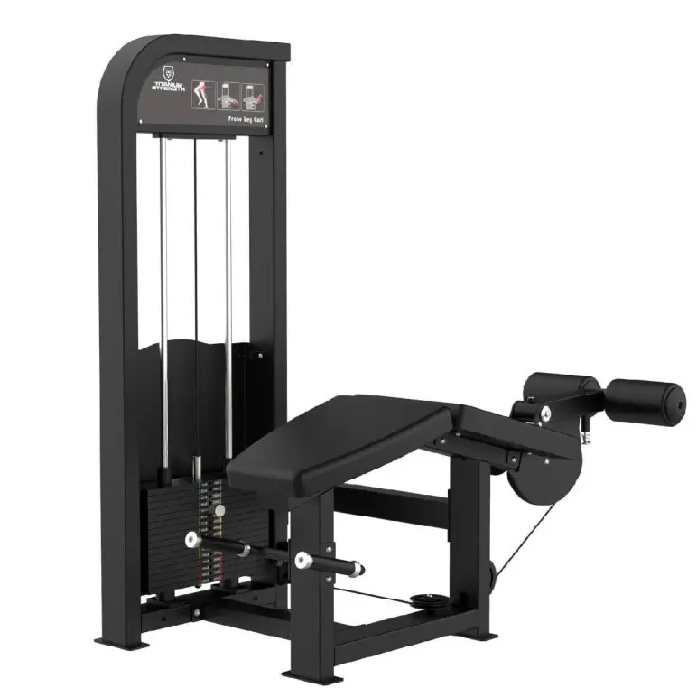 Prone leg curl machine à charge guidée - Ischios-jambiers