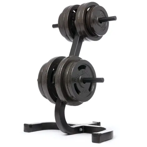 Rack de rangement pour disques musculation 25 mm - vue 2