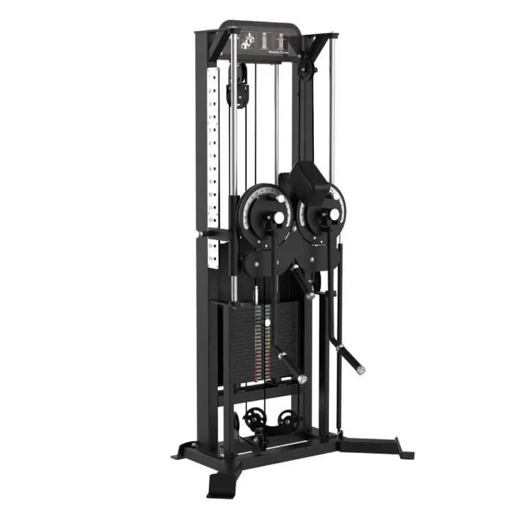 Peck dual shoulder machine pro à charge guidée