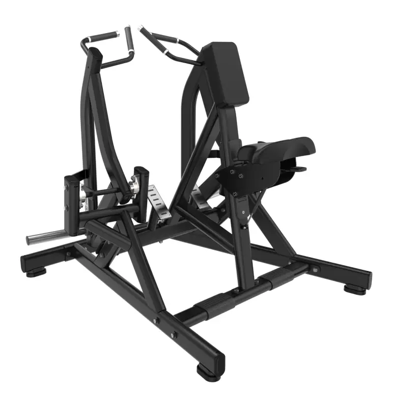 Plate loaded rowing machine assis