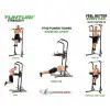 Tour de musculation chaise romaine tractions, abdimnaux, dips et pompes - vue 6