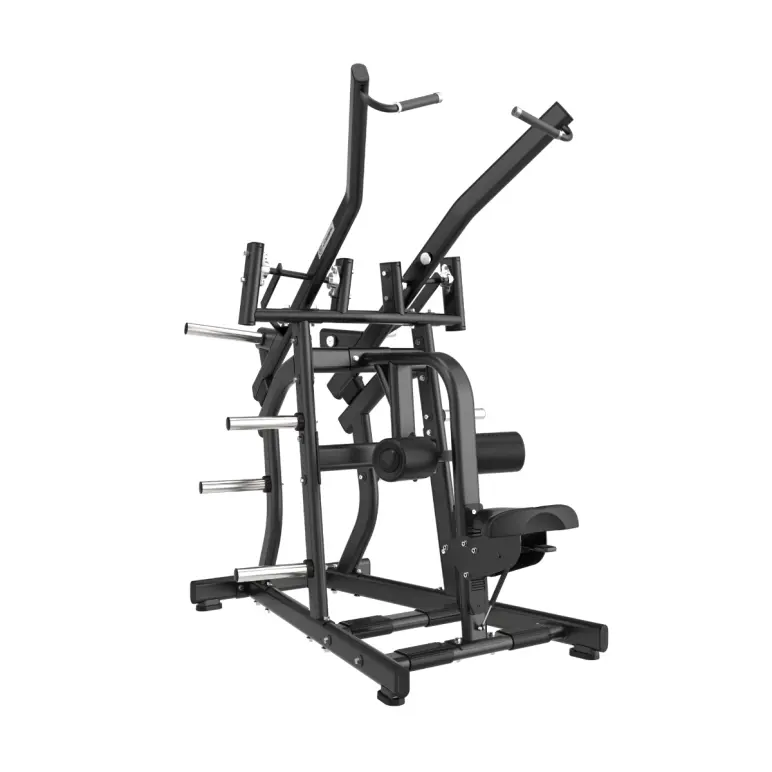 Wide lat pull down machine à charge libre pour le tirage dorsal - Appareil plate loaded Titanium Strength Black Séries BS-PL19 -