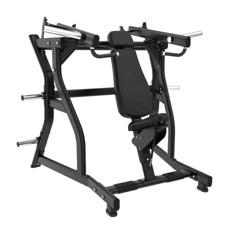 Plate loaded shoulder press convergente iso-latérale