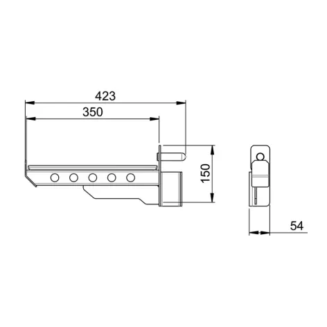 Supports repose-barre de sécurité ATX avec capacité de charge 300 kg - Safety spotter arms ATX pour racks série 500 - vue 12