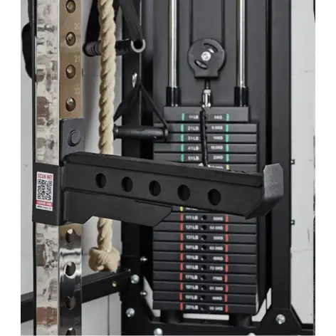 Supports repose-barre de sécurité ATX avec capacité de charge 300 kg - Safety spotter arms ATX pour racks série 500 - vue 8