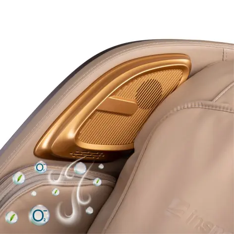 Siège de massage pour les muscles complet avec ioniseur d'air et chauffage du dossier - vue 12