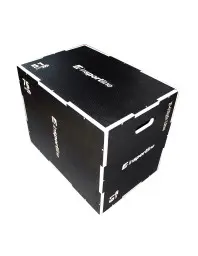 Plyobox en bois avec revêtement antidérapant pour renforcement musculaire - 76 x 61 x 51 cm