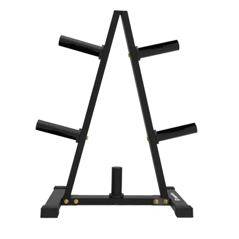 Support de rangement 5 tiges pour disques de poids olympiques - vue 2