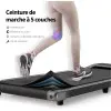 Tapis de marche compact et performant avec vitesse de 1 à 6 km/h pour cardio à domicile - vue 6