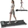 Tapis roulant de marche 1 à 6 km/h avec télécommande et Bluetooth