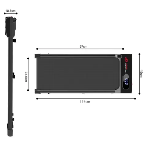 Tapis roulant électrique pour marche et course à pied avec option main courante - vue 5