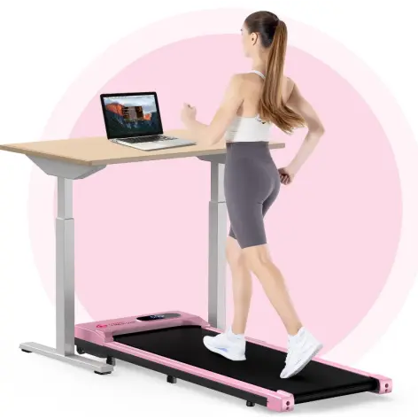 Tapis roulant électrique pour marche et course à pied avec option main courante - vue 9