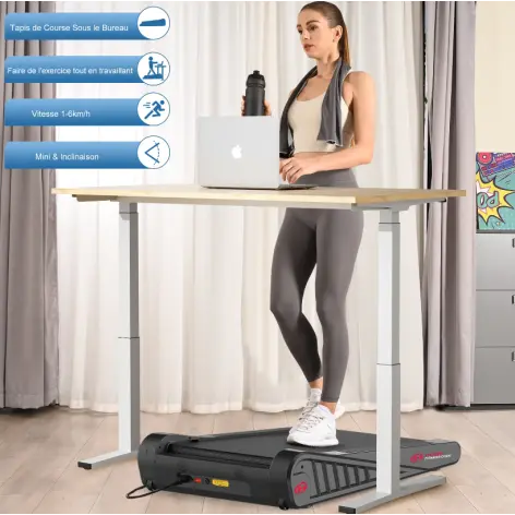 Tapis de marche à moteur inclinable à 5 % - vue 4