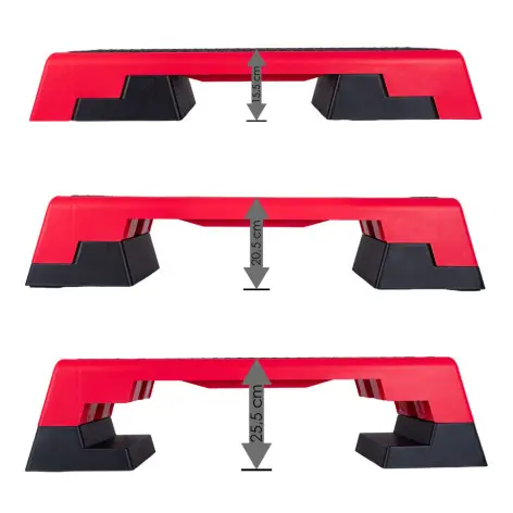 Plateforme de step pour aérobic et remise en forme large avec hauteur réglable - Capacité de charge 250 kg - vue 2