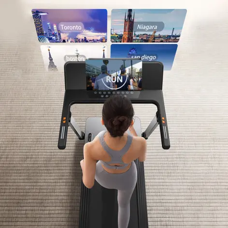 Tapis de course pliable ergonomique haute technologie - vue 9