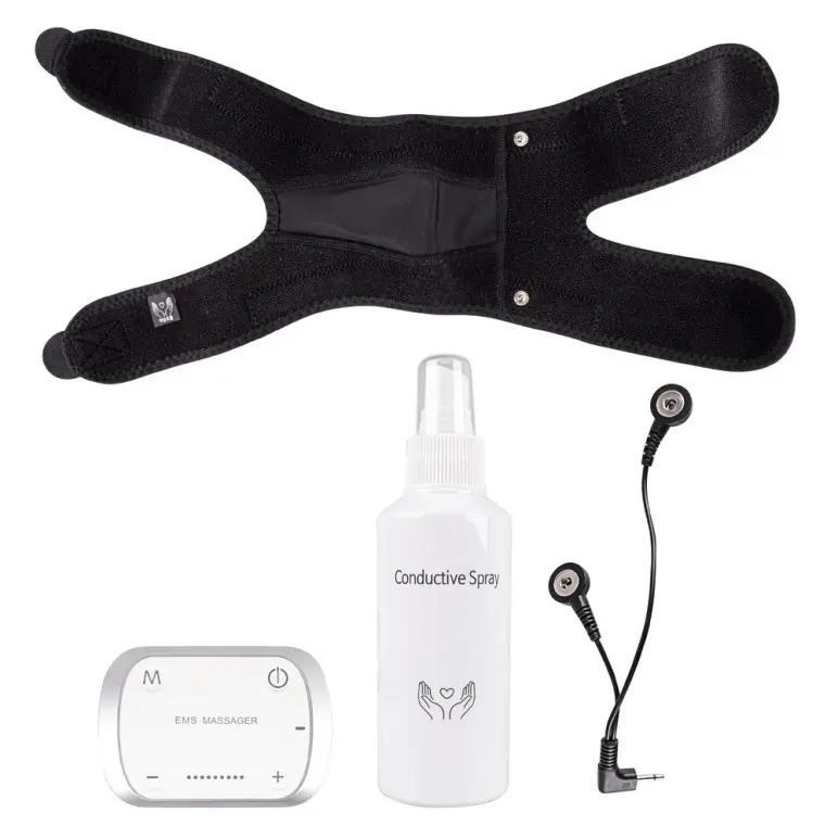 Genouillère avec masseur électrique pour les douleurs aux genoux