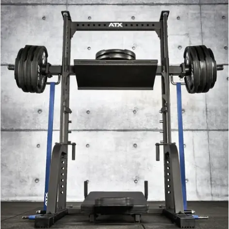 leg press verticale de marque ATX avec supports de disques de poids x3 de 50 mm - vue 11