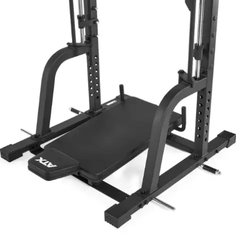 leg press verticale de marque ATX avec supports de disques de poids x3 de 50 mm - vue 12