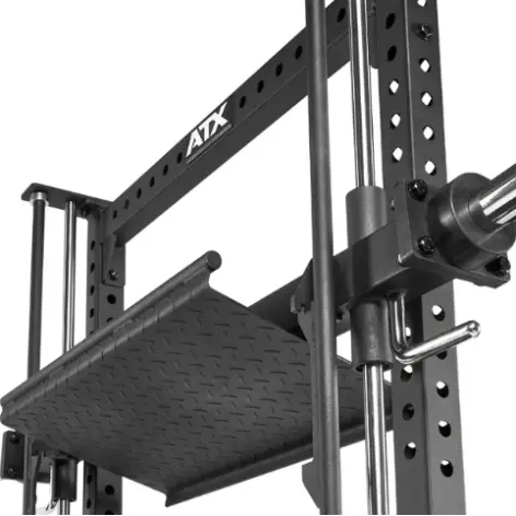 leg press verticale de marque ATX avec supports de disques de poids x3 de 50 mm - vue 16
