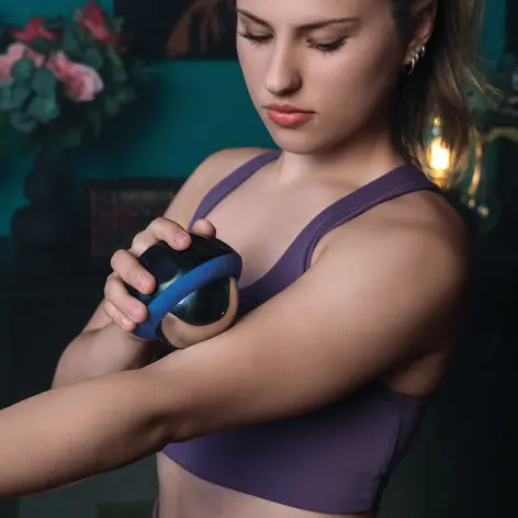 Boule de massage pour thérapie des muscles par le chaud ou le froid - vue 4