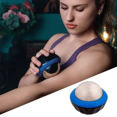 Boule de massage pour thérapie des muscles par le chaud ou le froid - vue 3
