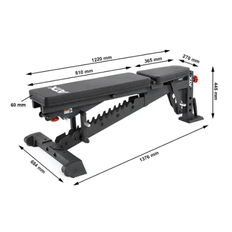 ATX Banc de musculation avec support pour options - vue 20