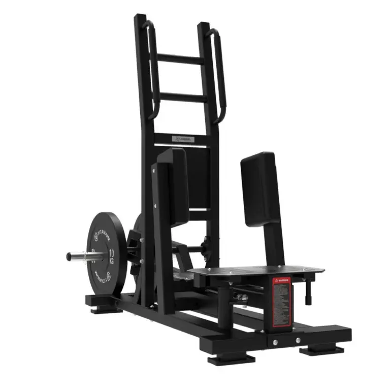 Plate loaded abductor machine debout