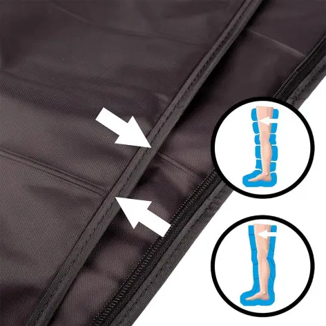 Kit de massage pour les jambes et les pieds par compression d'air - vue 10