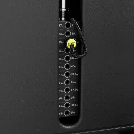 Seated row machine 90 kg - vue 3