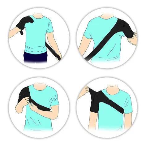 Sangle de maintien pour l'épaule en Néoprène - vue 7