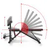 Banc de musculation réglable et pliable - vue 3