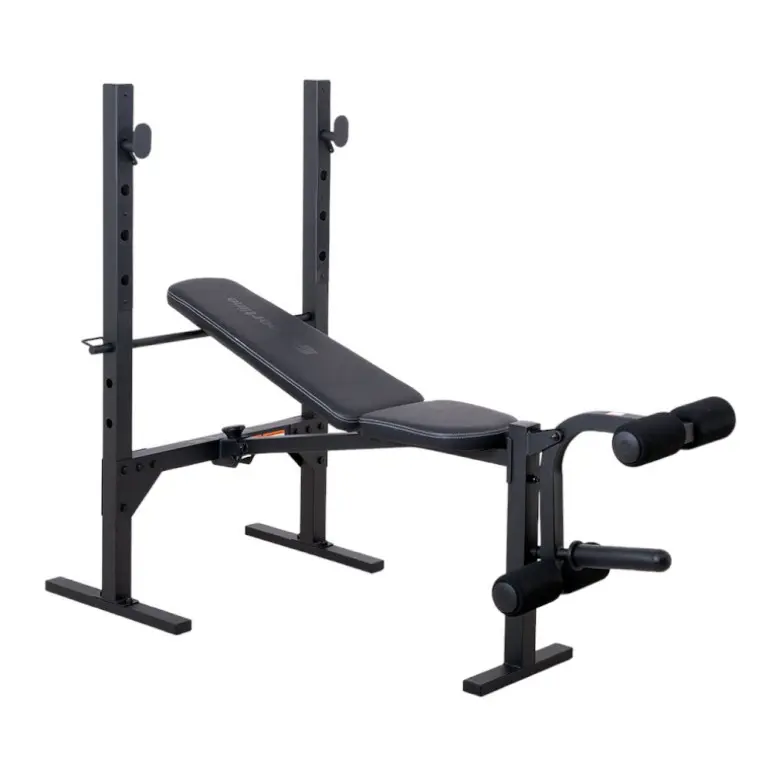 Banc de musculation avec chandelles et option leg curl extension