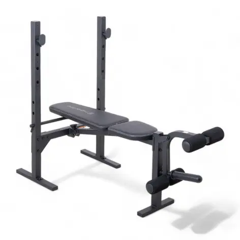 Banc de musculation avec chandelles et option leg curl extension - vue 2