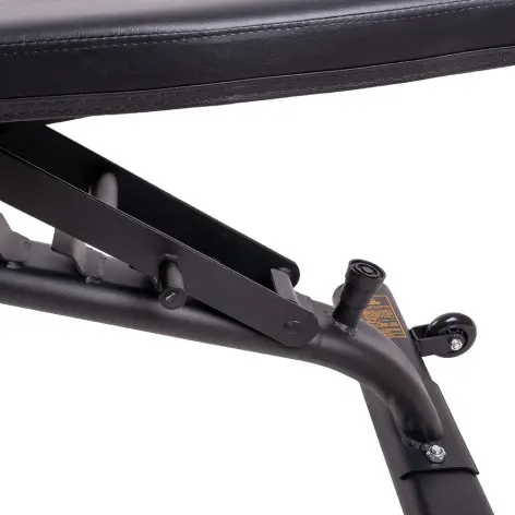 Banc de musculation avec dossier réglable et rouleaux de blocage pour abdominaux - vue 4