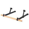Accessoire Barre de traction en bois et acier pour espalier de musculation - vue 3