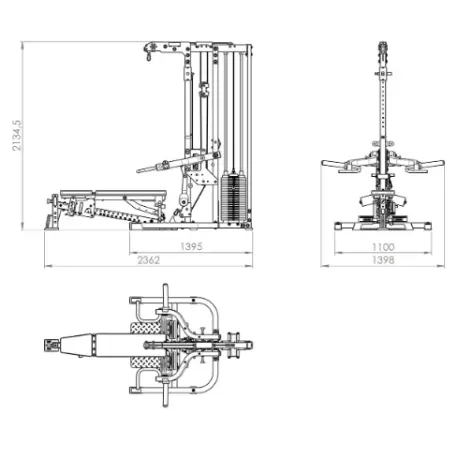 Station ATX triplex à charge guidée - vue 15