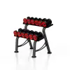 Rack professionnel complet avec haltères 5 à 17,5 kg