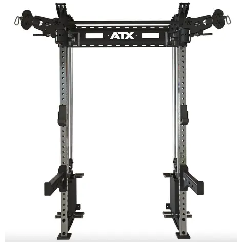 Half rack mural de musculation ATX avec double colonne de poids 90 kg - vue 9