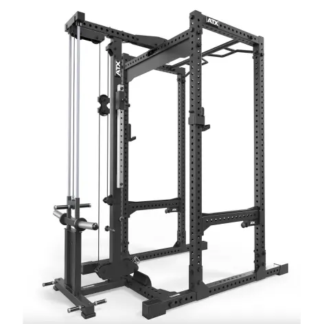 Rack à squat ATX fitness avec station à poulie - vue 4