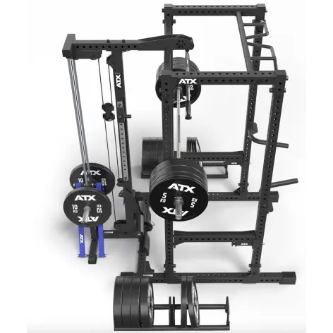 Rack à squat ATX fitness avec station à poulie - vue 8