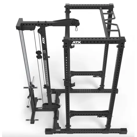 Rack à squat ATX fitness avec station à poulie - vue 7