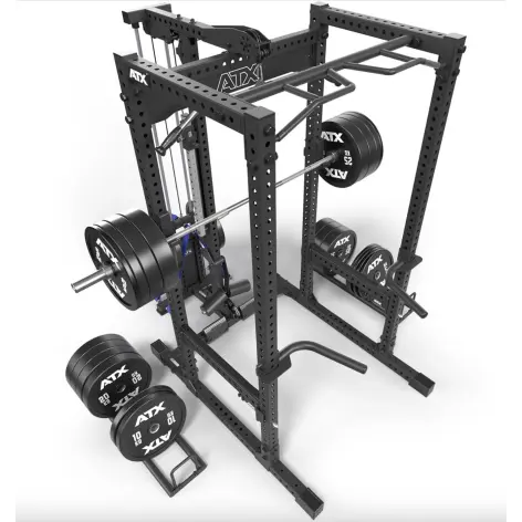 Rack à squat ATX fitness avec station à poulie - vue 10