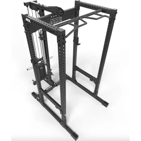 Rack à squat ATX fitness avec station à poulie - vue 3