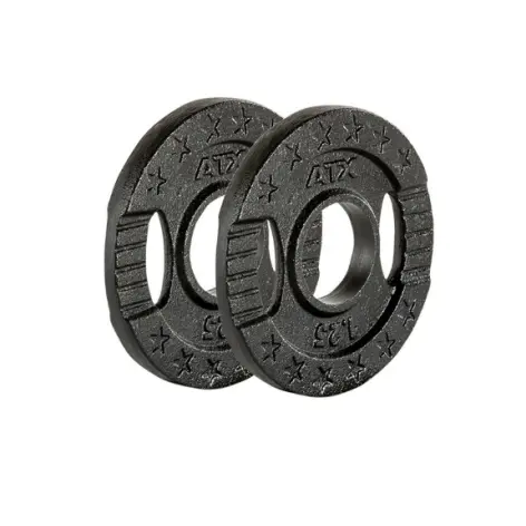Pack ATX - Barre de musculation olympique 220 cm chromée avec colliers de serrage et 107.5 kg de poids - vue 6