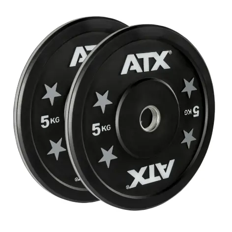 Pack barre de musculation et 100 kg de bumper plates ATX - vue 2