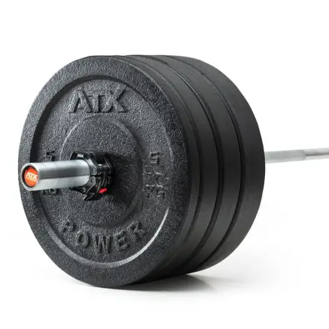 Set économique de 100 kg de poids Bumpers Plates et Barre de musculation - vue 3