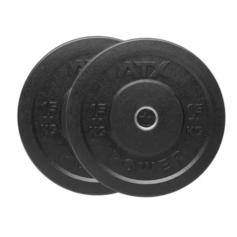 Set économique de 100 kg de poids Bumpers Plates et Barre de musculation - vue 7