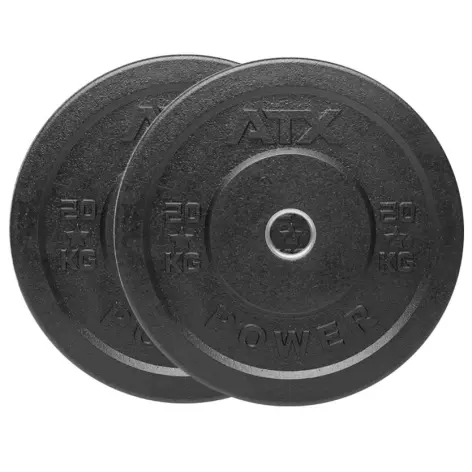 Set économique de 100 kg de poids Bumpers Plates et Barre de musculation - vue 8